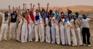 Group of students on a Morocco trip while studying abroad
