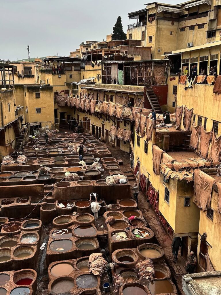 Curtidurías de Chouara en la medina de Fez