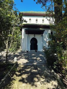 Moroccan-style facade of St Andrew's Church in Tangier, a landmark of Morocco and Britain history