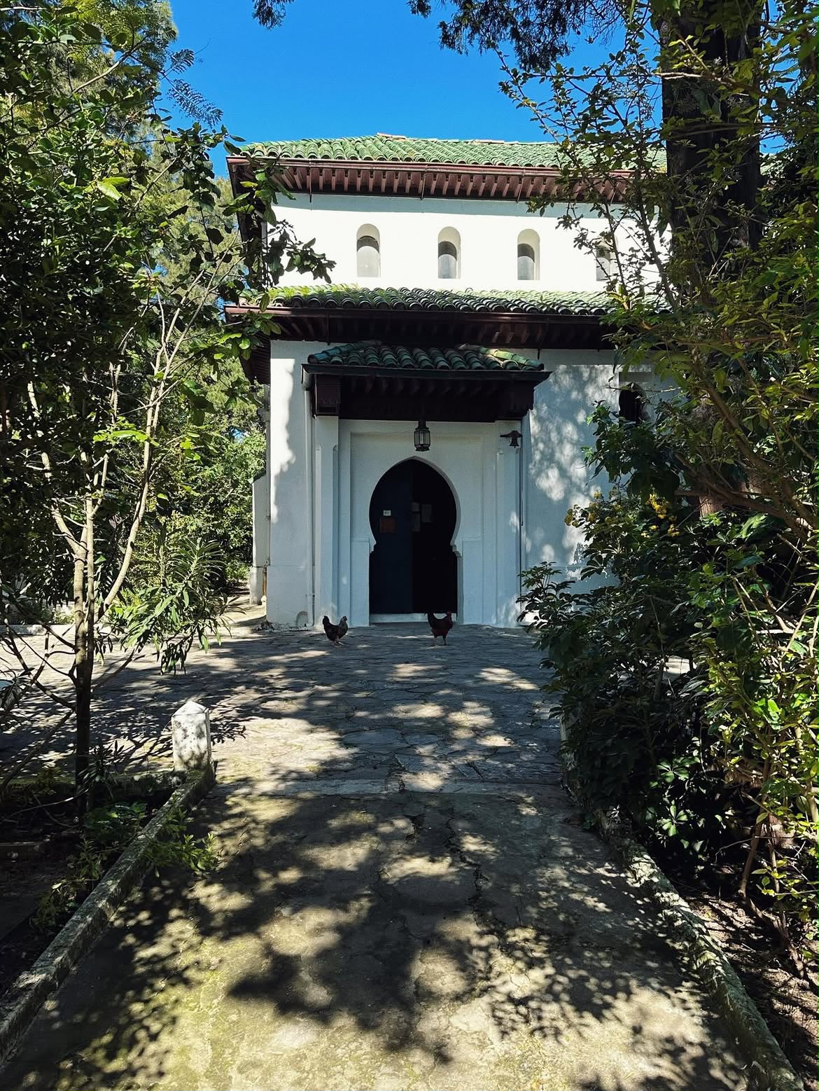 Moroccan-style facade of St Andrew's Church in Tangier